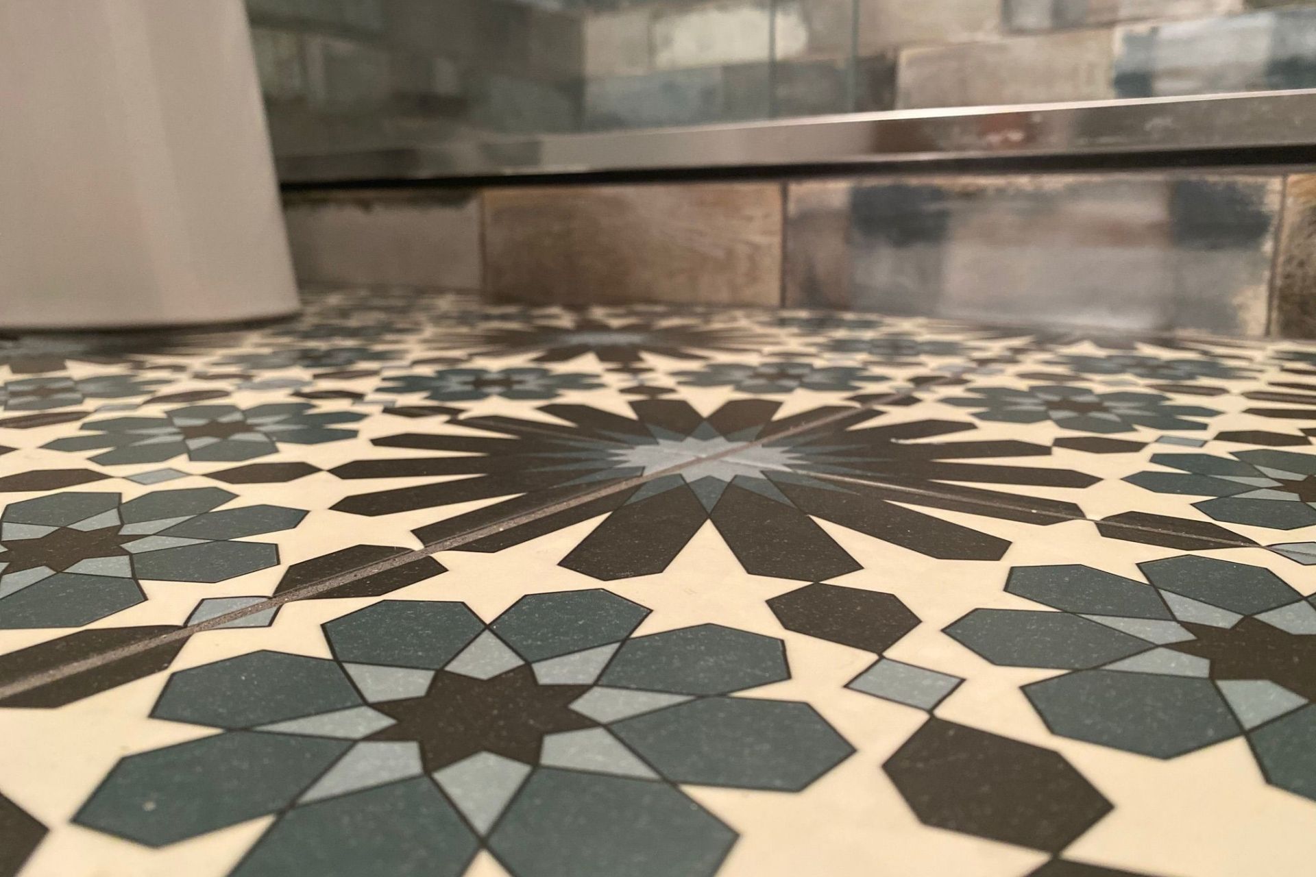 image showing the floor with tiles